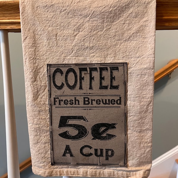 Coffee 28x28 Flour Sack Towel