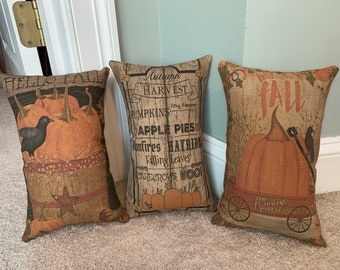 primitive country pillows