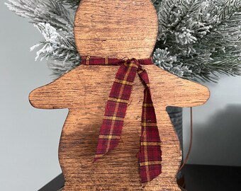 Primitive Wood Gingerbread Man!