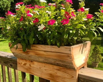 Cedar PlanterRail for Flowers, Herbs, & Vegetables