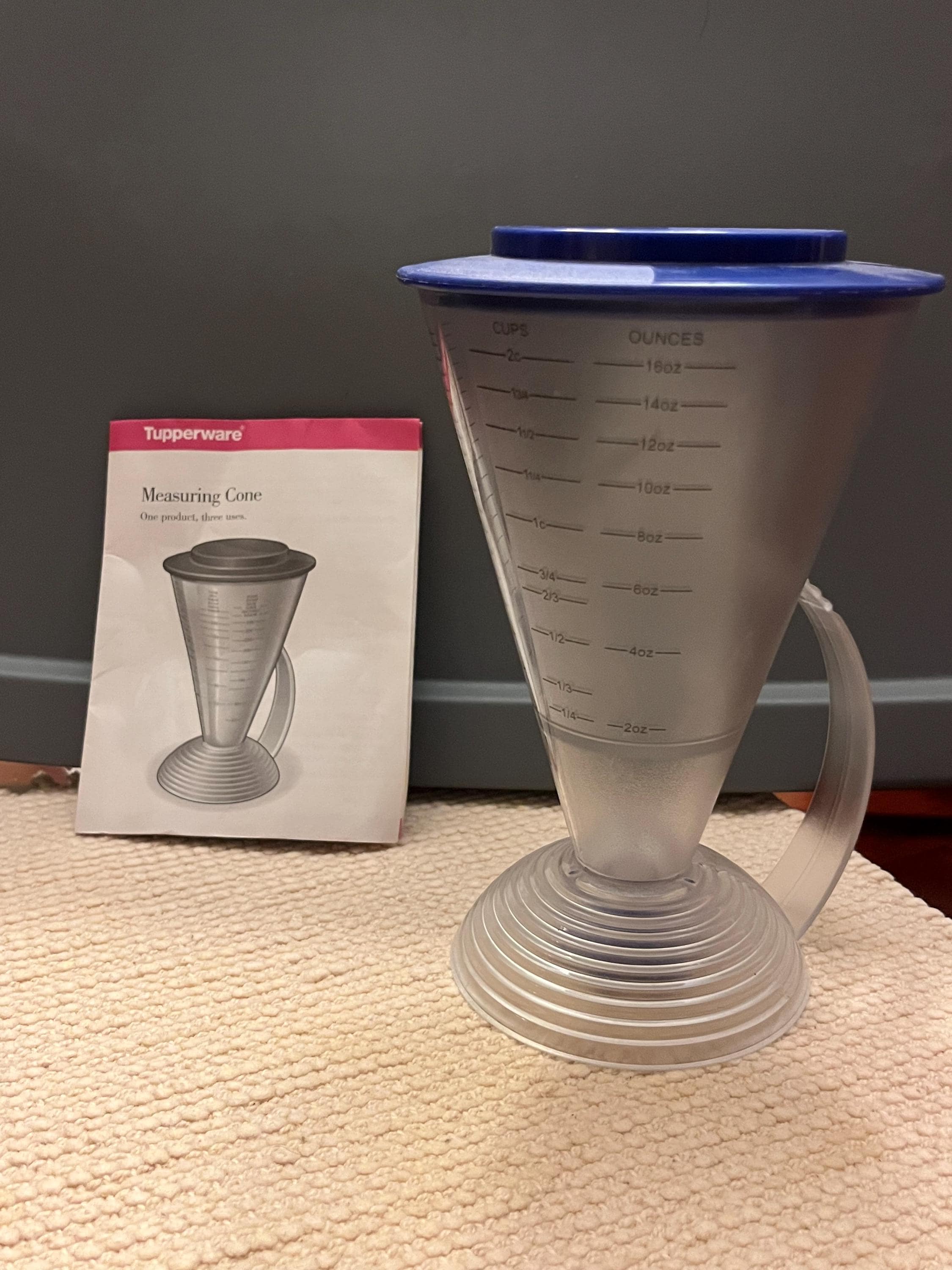 Lot Tupperware Vintage - Ami Cuisine D21 : Mesures, Passoire, Entonnoir, Séparateur