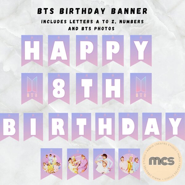 Bts Banner - Etsy