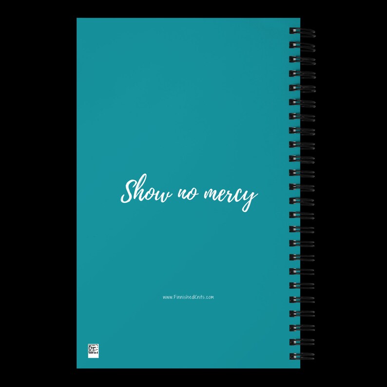 Spiral Knitting Notebook Stab Strangle Dotted Pages Gift for Knitter Etsy