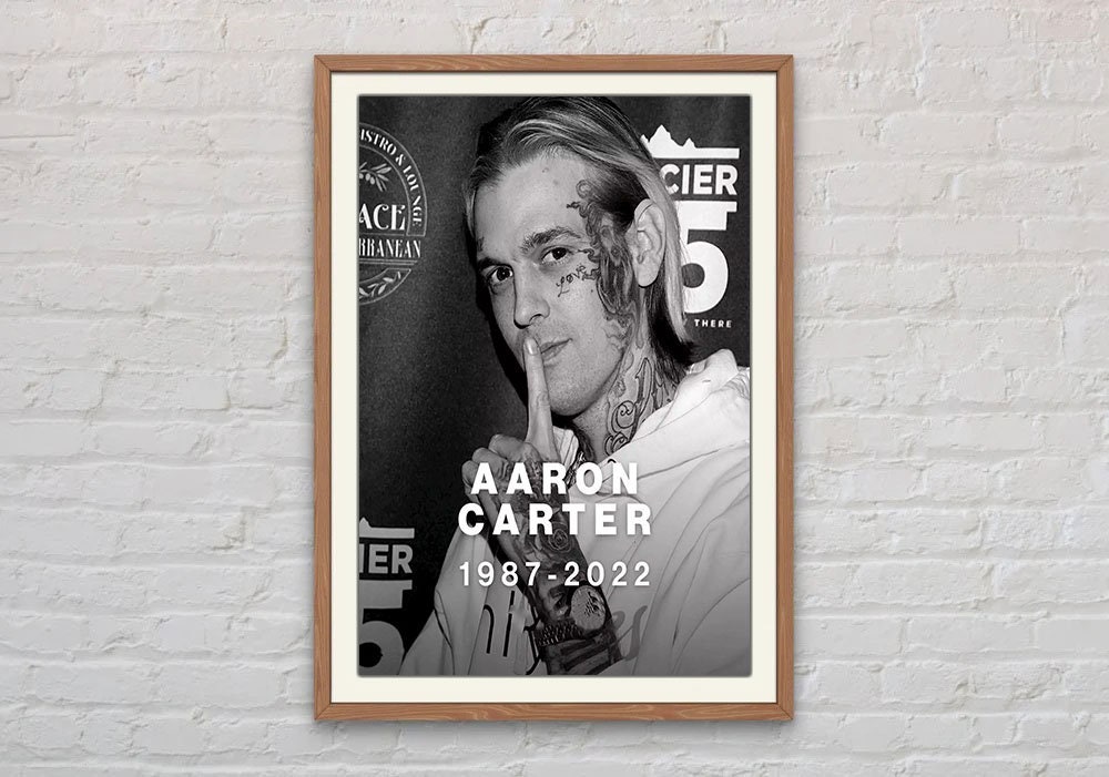 Discover Rest In Peace Aaron Carter Poster, Rip Aaron Carter Poster