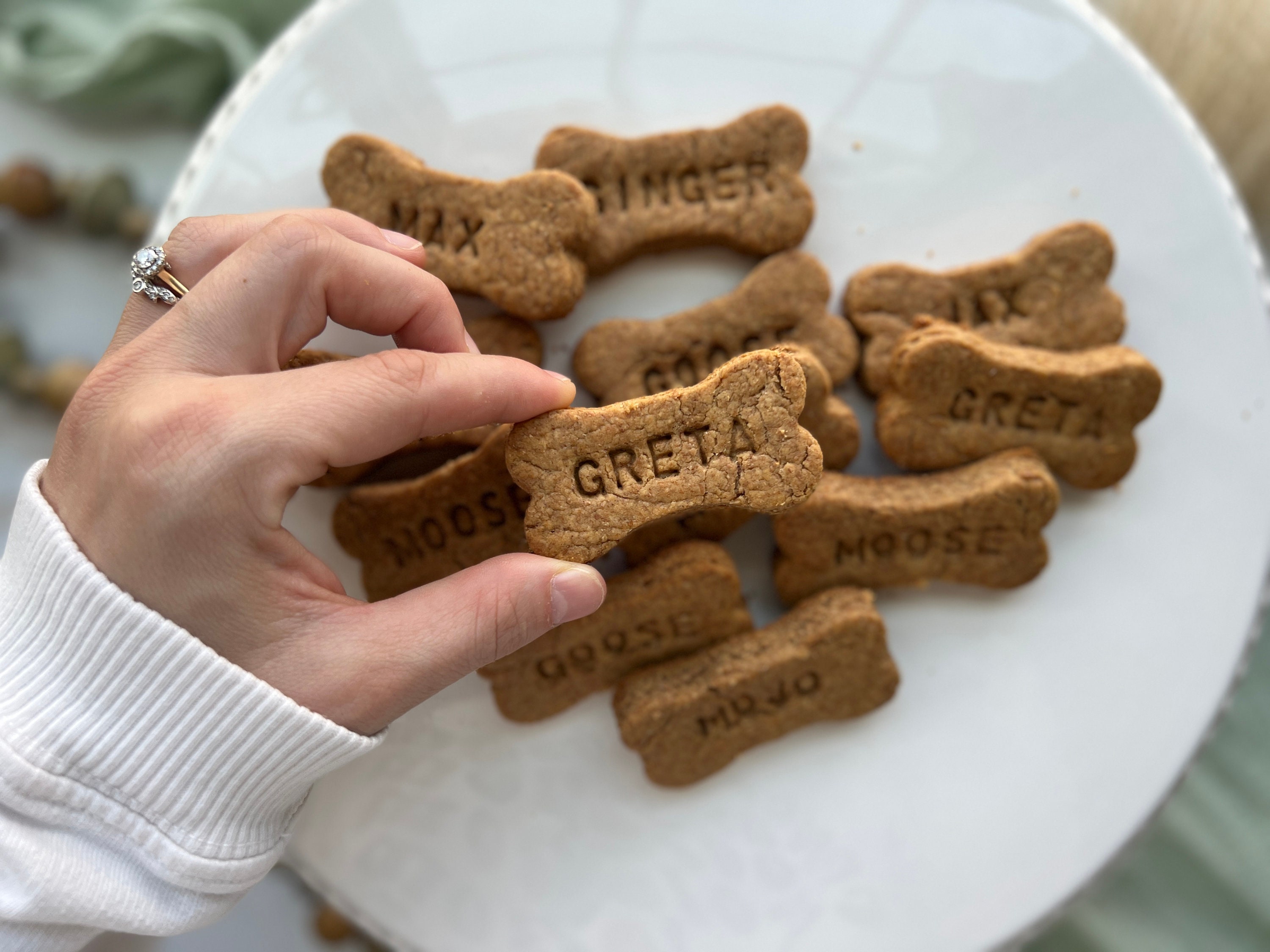 Personalized Dog Treats Personalized Homemade Dog Treats Etsy