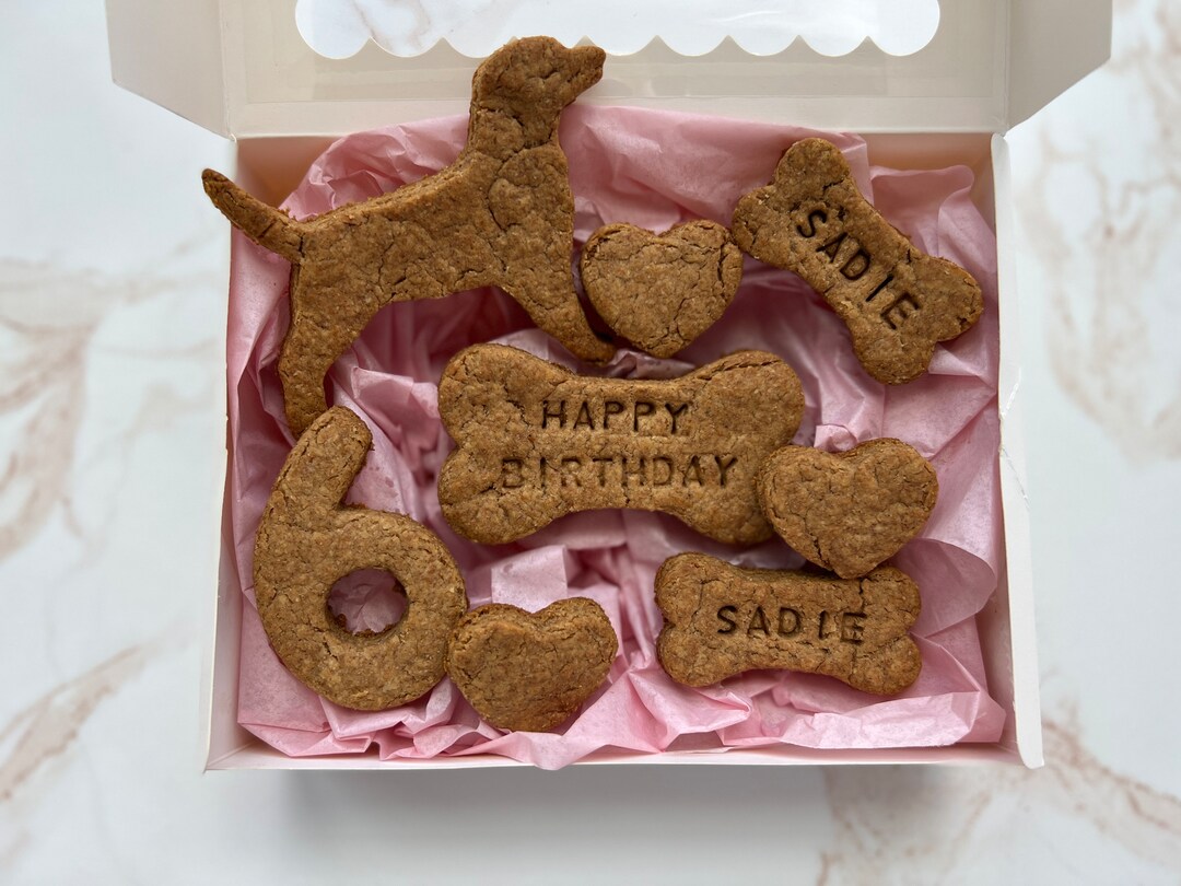 Birthday Dog Treats, Homemade Peanut Butter Dog Treats, Birthday Dog