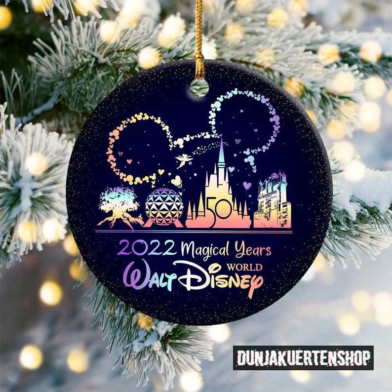 Discover Personalized Disney 50th Ceramic Ornament