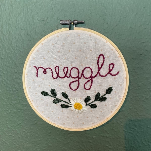 Stickrahmen "Muggle"