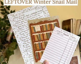 LEFTOVER Winter Snail Mail for Readers