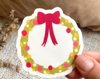 Christmas Wreath Sticker