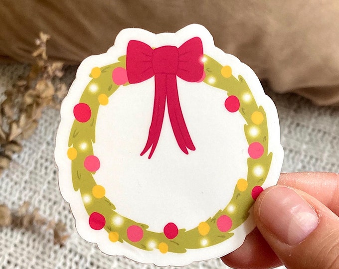 Christmas Wreath Sticker