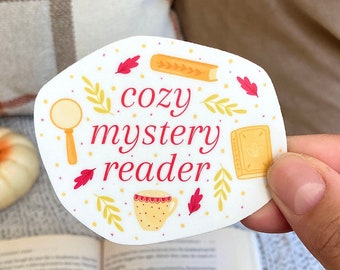 Fall Cozy Mystery Reader Sticker