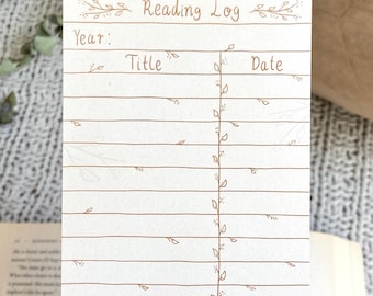 Academia Reading Tracker Bookmark