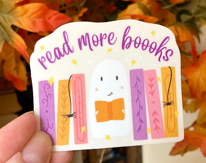 Read More Books Ghost Sticker