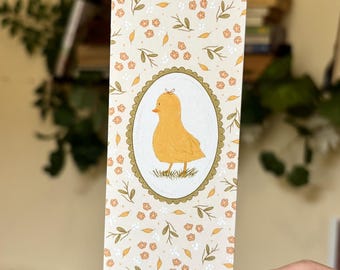 Spring Baby Chick Bookmark