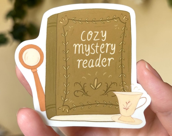 Cozy Mystery Book Sticker