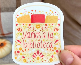Vamos a la Biblioteca Sticker