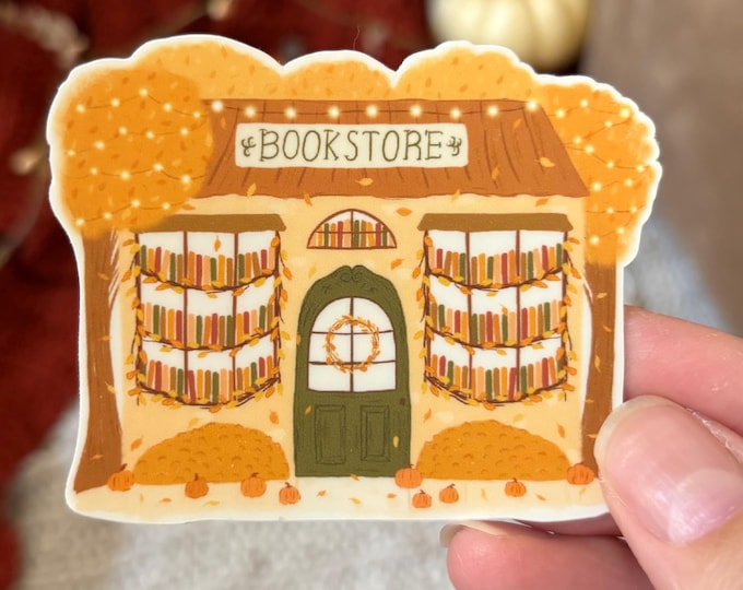 Fall Bookstore Sticker