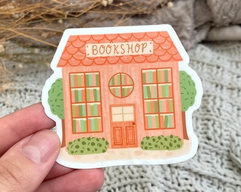 Pink Bookshop Sticker