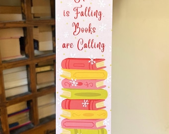 Snow is Falling Christmas Bookmark