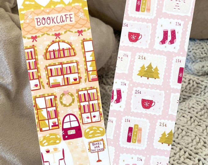 Christmas Bookmarks for Book Lovers
