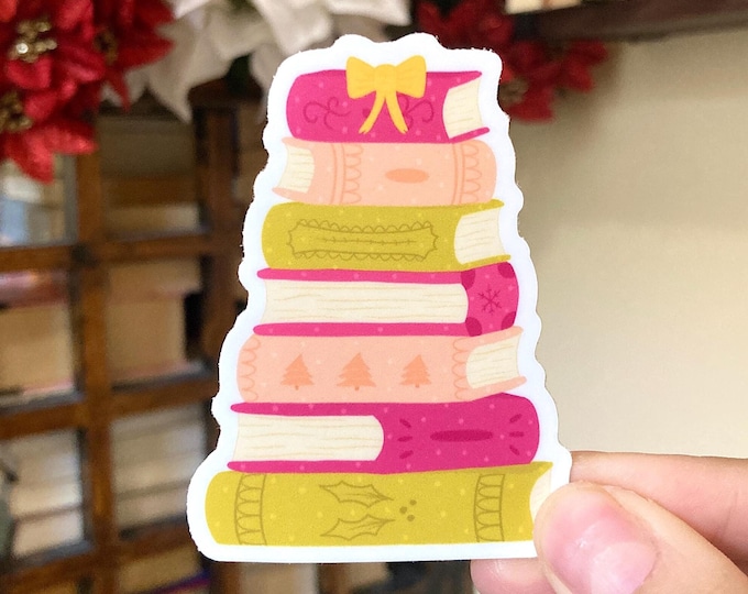 Christmas Tree Book Sticker