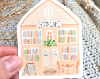 Bookcafe Sticker