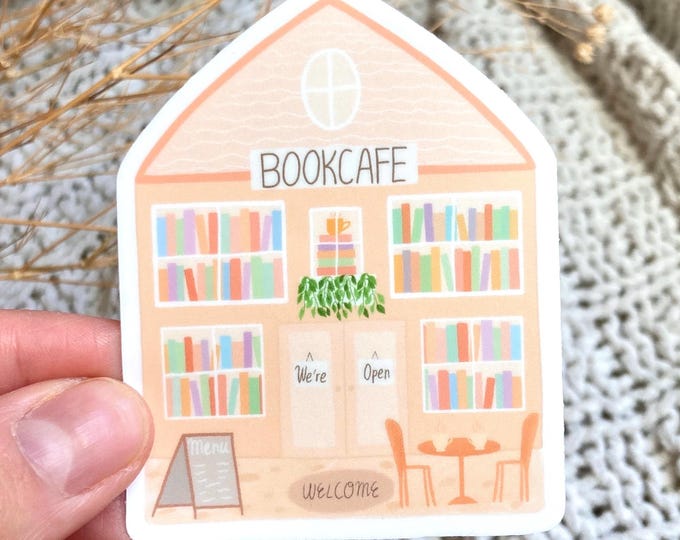 Bookcafe Sticker