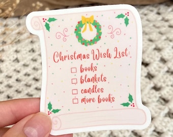 Christmas Wishlist Sticker