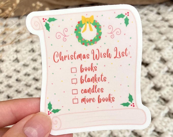 Christmas Wishlist Sticker