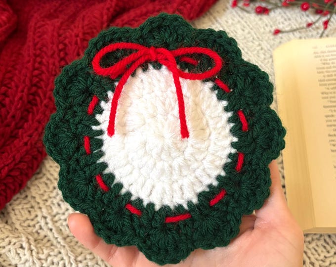 Handmade Christmas Wreath Coaster