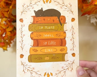 Fall Cat Art Print