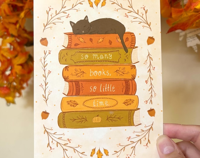 Fall Cat Art Print