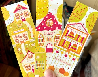 Fall Books Bookmarks