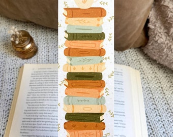 Winter Bookstack Bookmark