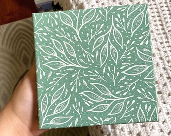 6x6 inches Sage Floral Painting
