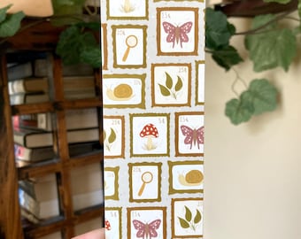 Postage Stamps Bookmark with Mushrooms