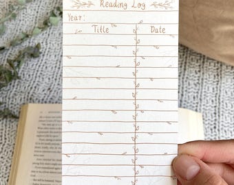 Academia Reading Tracker Bookmark