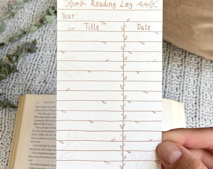 Academia Reading Tracker Bookmark