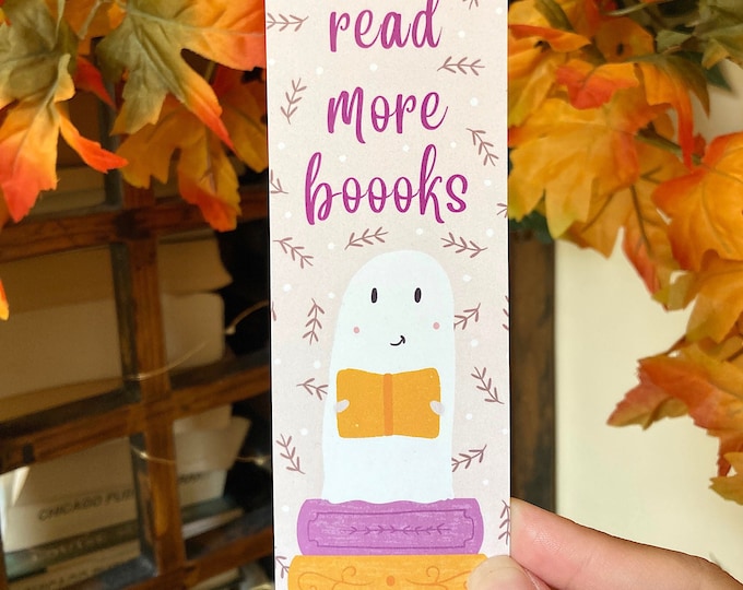Read More Books Ghost Bookmark
