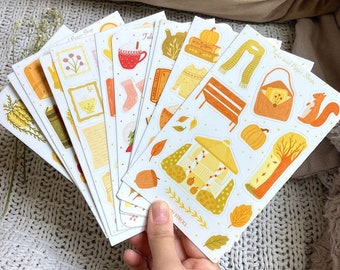 Mystery Sticker Sheets Set, Stickers Grab Bag, Discounted Stickers