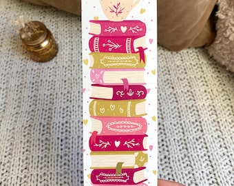 Romance Bookstack Bookmark