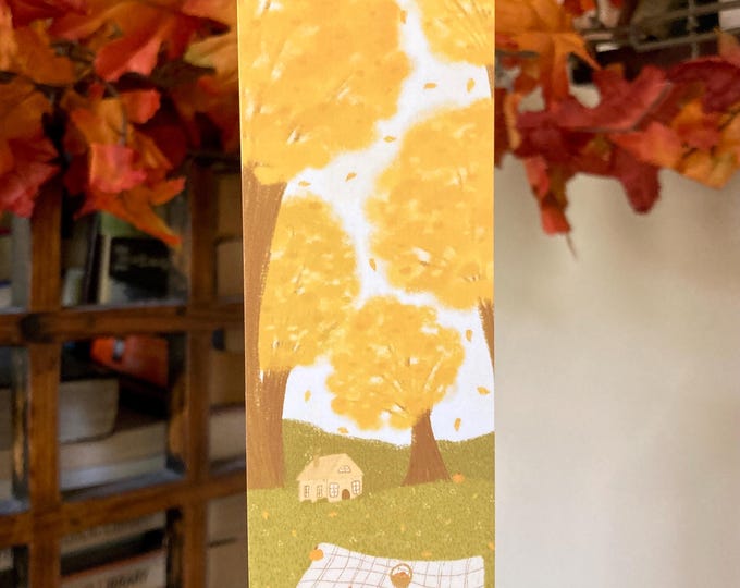 Fall Field Bookmark