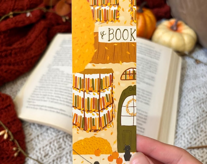 Fall Bookstore Bookmark
