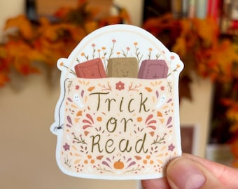 Halloween Trick or Read Sticker