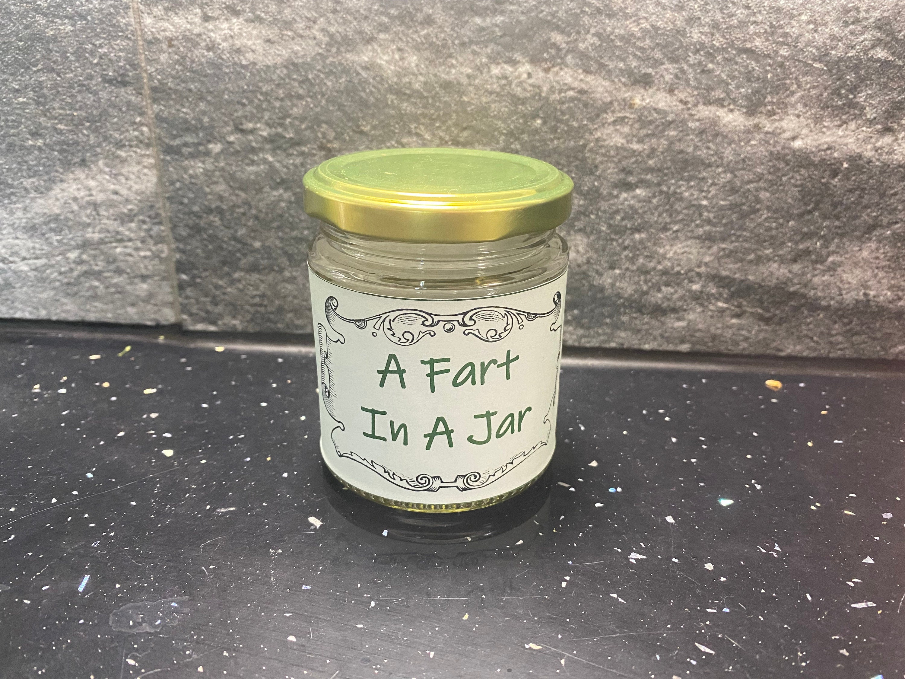 Fart in a Jar Novelty Gift, Gifts for Him, Hate, Love, Humour, Enemy