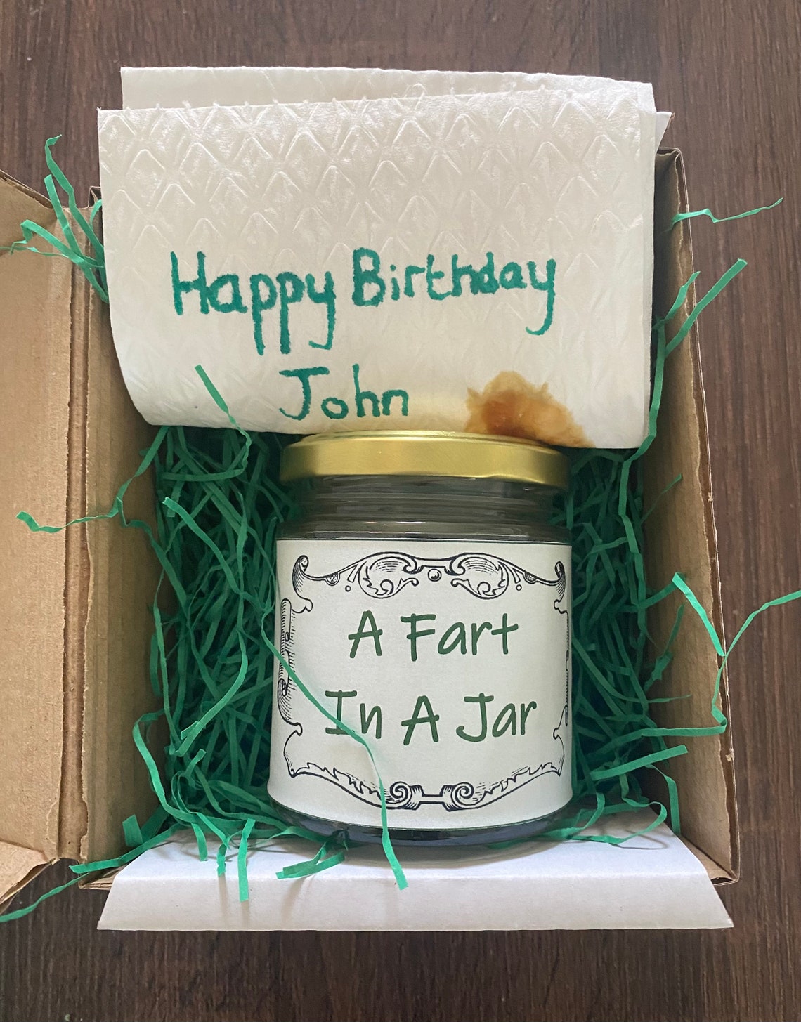 Fart in a jar novelty gift gifts for him hate love Etsy