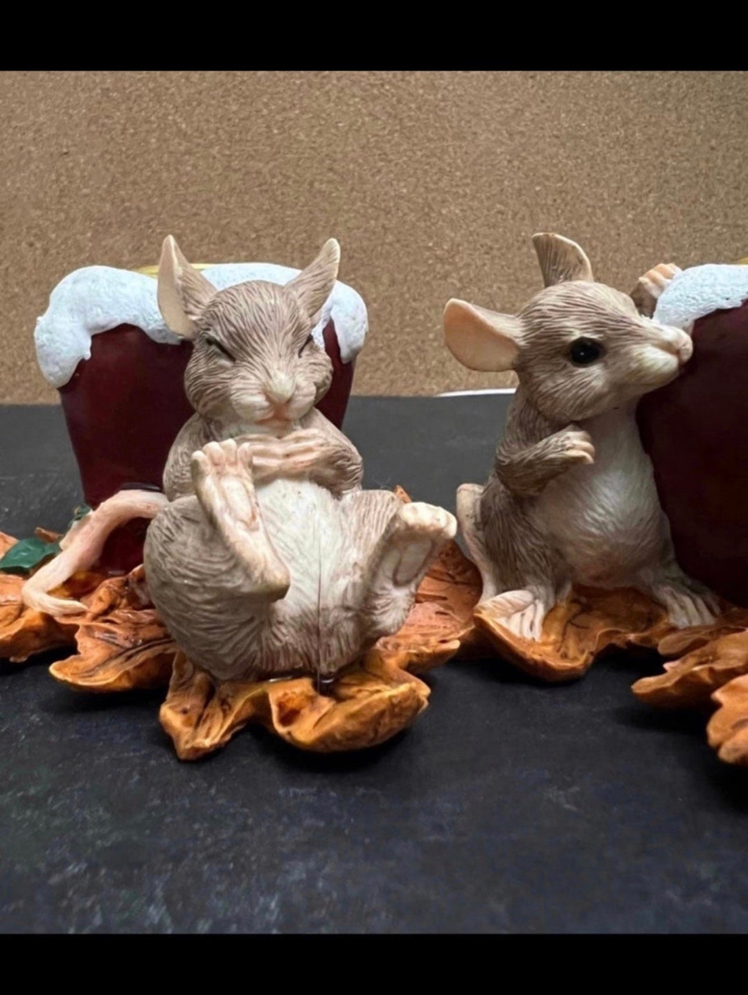 Vintage Mice Candle Holders Etsy