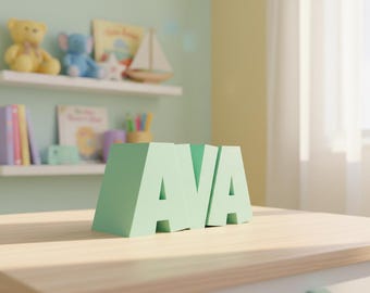 STL file, Personalized piggy bank, Name: Amy, 3D print template, Gift for birth & christening, Money box with name