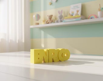 STL file, Personalized piggy bank, Name: Enrico, 3D print template, Gift for birth & christening, Money box with name